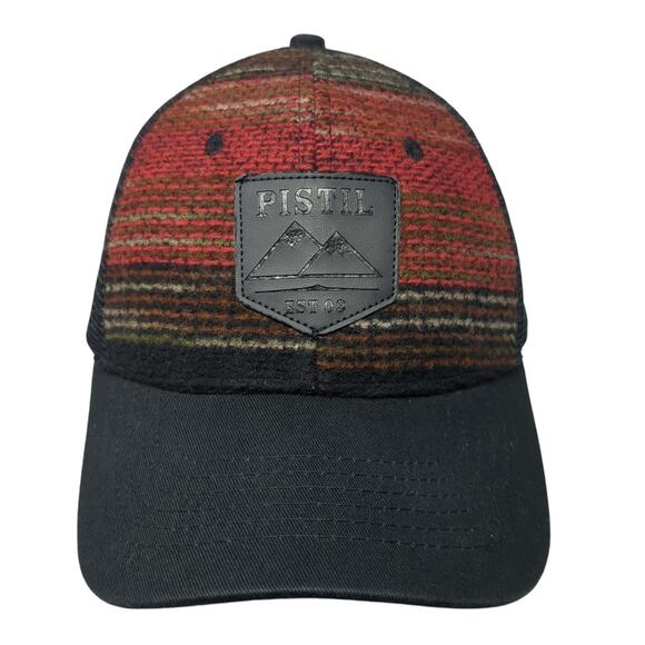 Pistil Snapback Trucker Hat Multicolor One Size Adjustable Mesh Back Wool - Picture 1 of 9